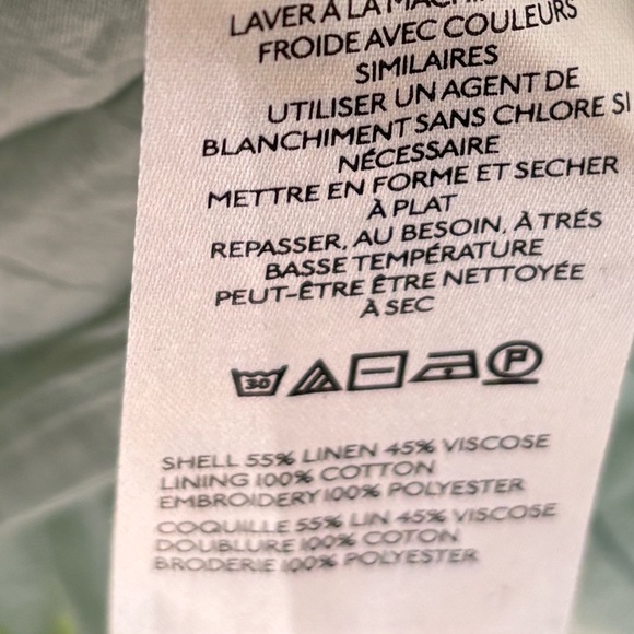 Anthropologie The Somerset Mini Dress Embroidered Linen Edition - Picture 8 of 16